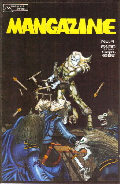 Mangazine Comic Book Vol 1 #4 Antarctic Press 1986 NEW UNREAD