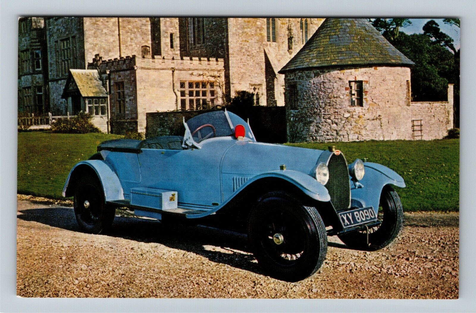 1925 Type 30 Bugatti, Montagu Motor Museum, Vintage Postcard