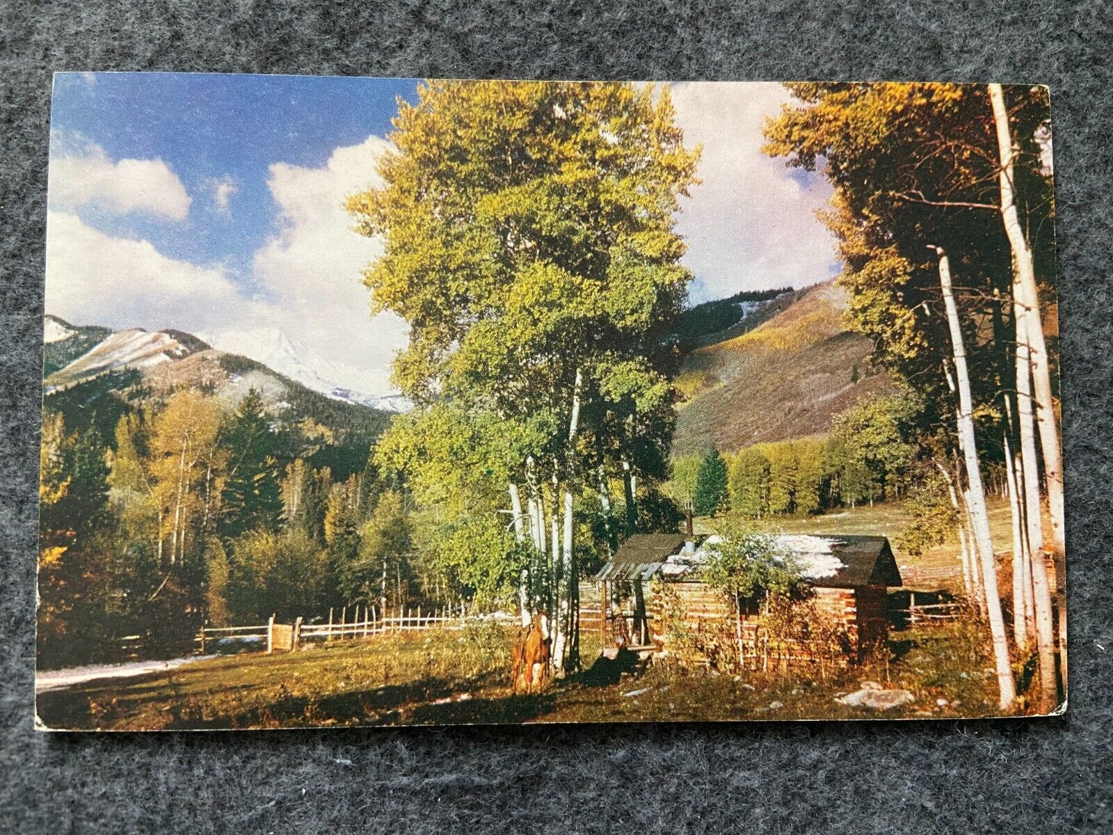Snowmass Valley in Autumn, near Aspen Colorado Vintage Postcard