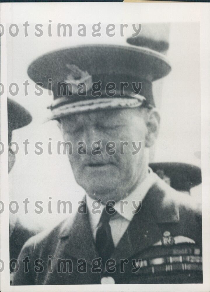 1939 Air Marshal Sir Charles Burnett of England Press Photo
