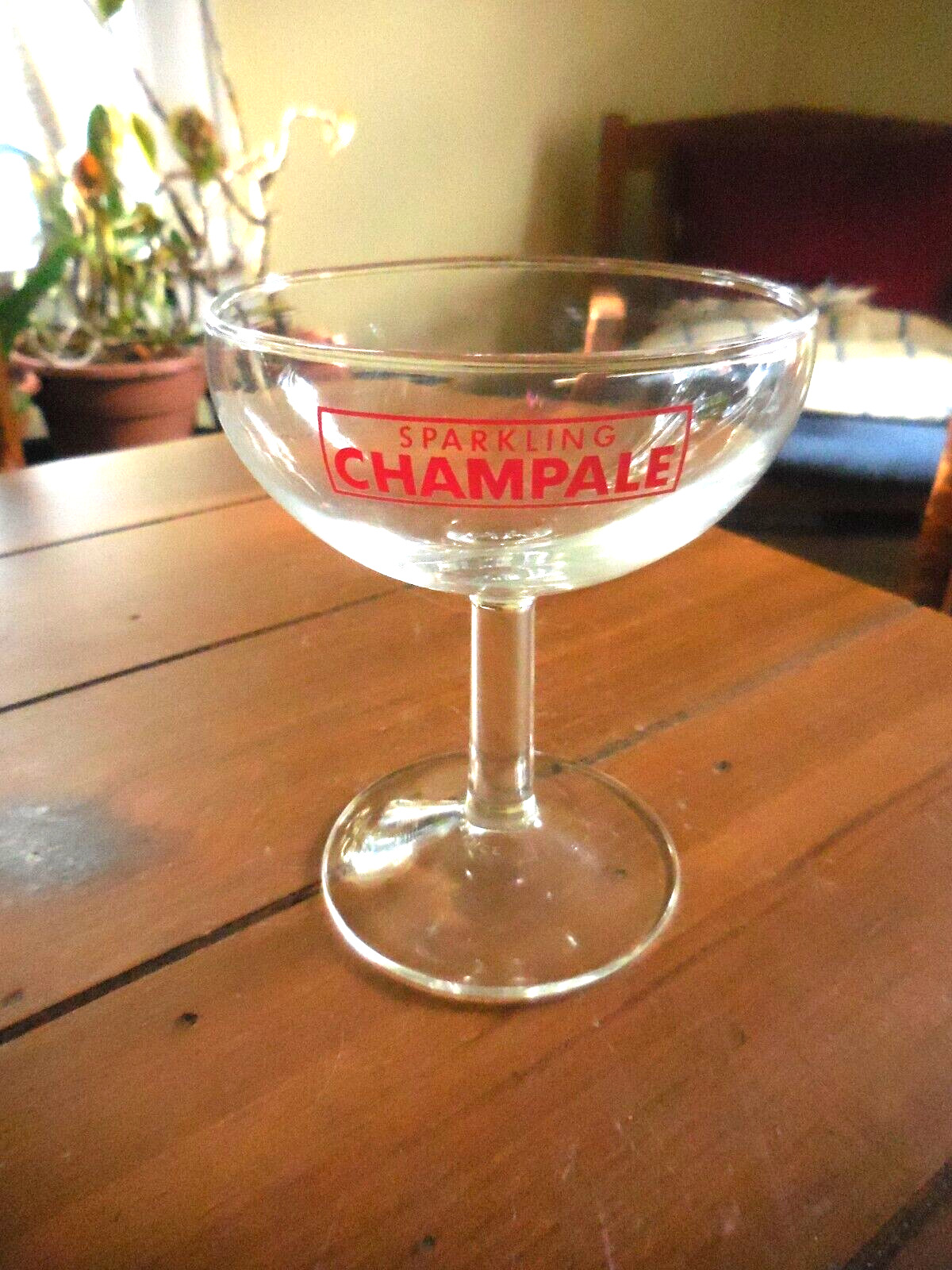 Sparkling Champale vintage Glass