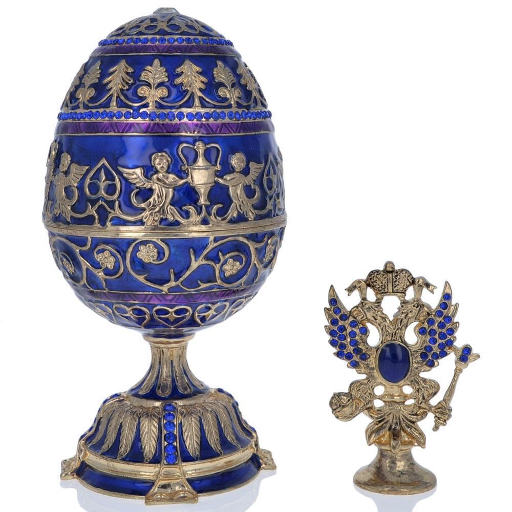 1912 Tsarevich Royal Imperial Easter Egg 5.5 Inches