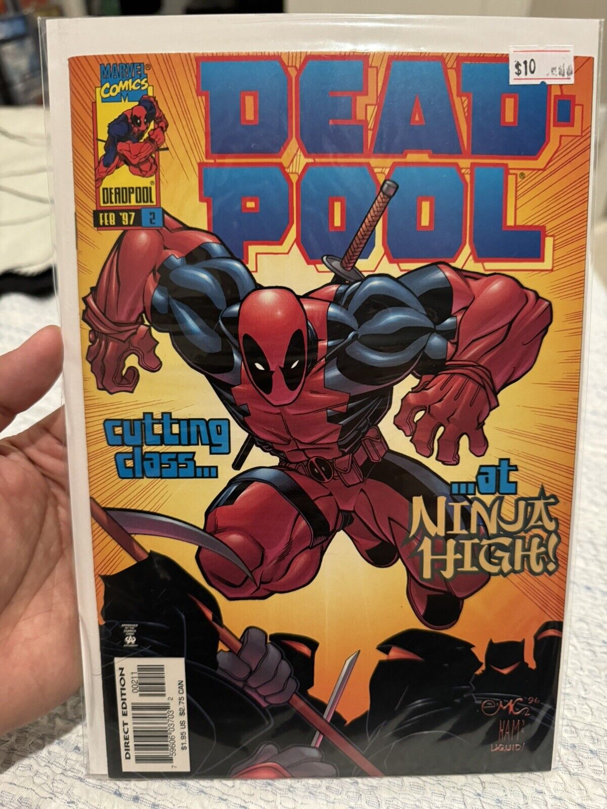 Deadpool 1997 Ongoing Series  #2  NM- Rare Marvel Comics