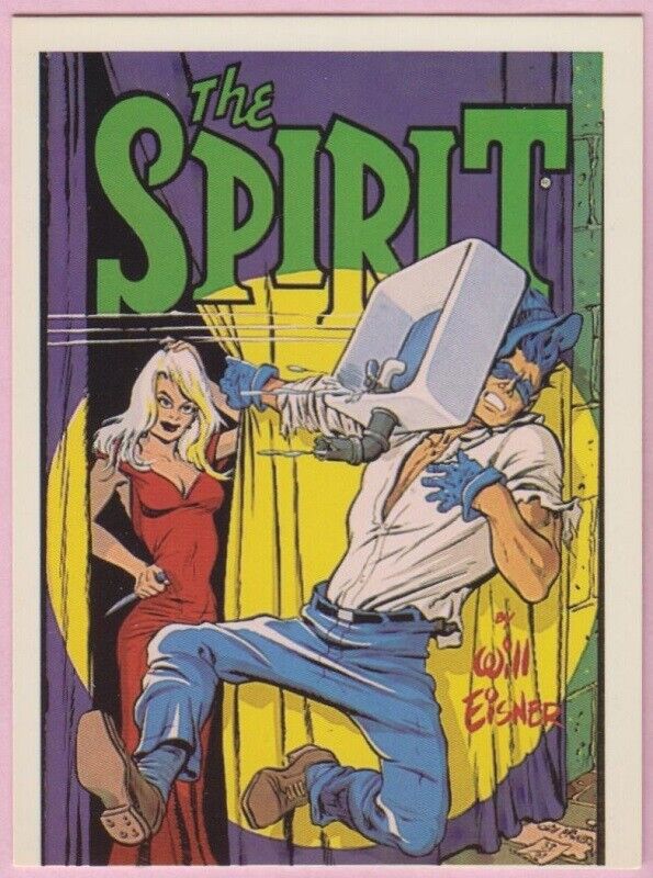 1993 The Spirit Promo Prototype Or Sample Card By Will Eisner Kitchen Sink Press