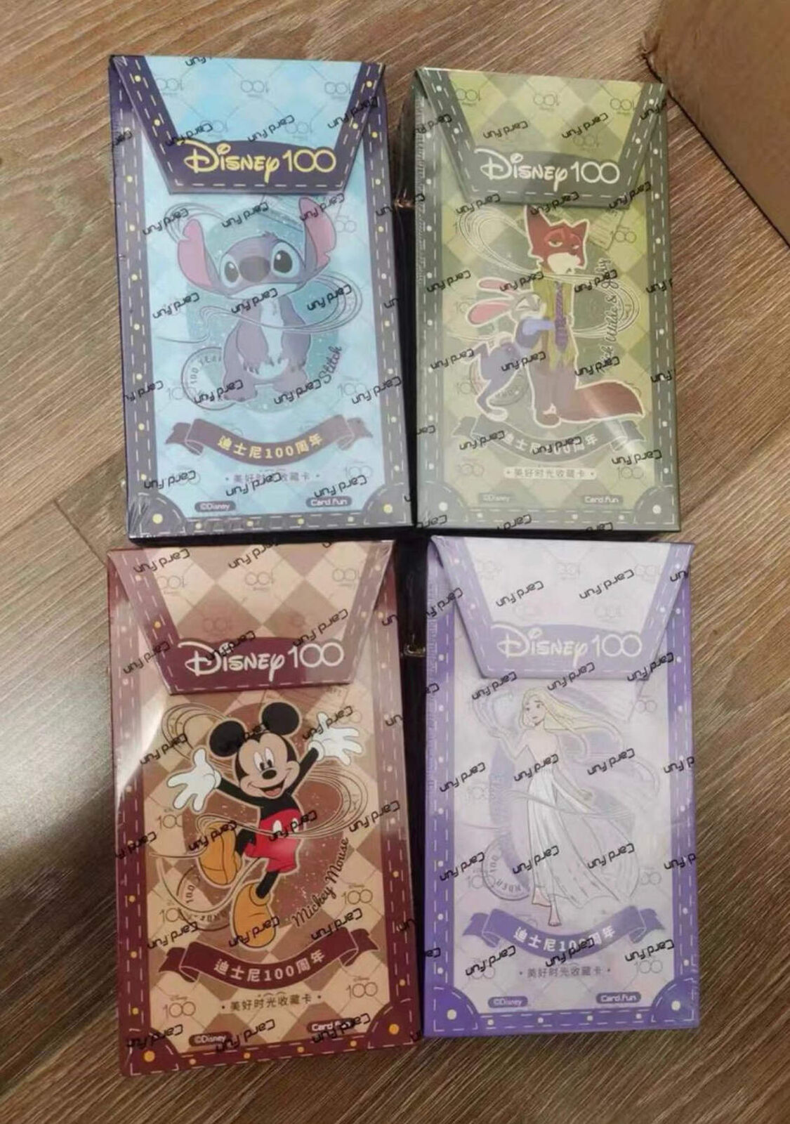 2023 Card fun Disney 100th Good Time Collection Box Set (4 Box) Mickey Elsa etc