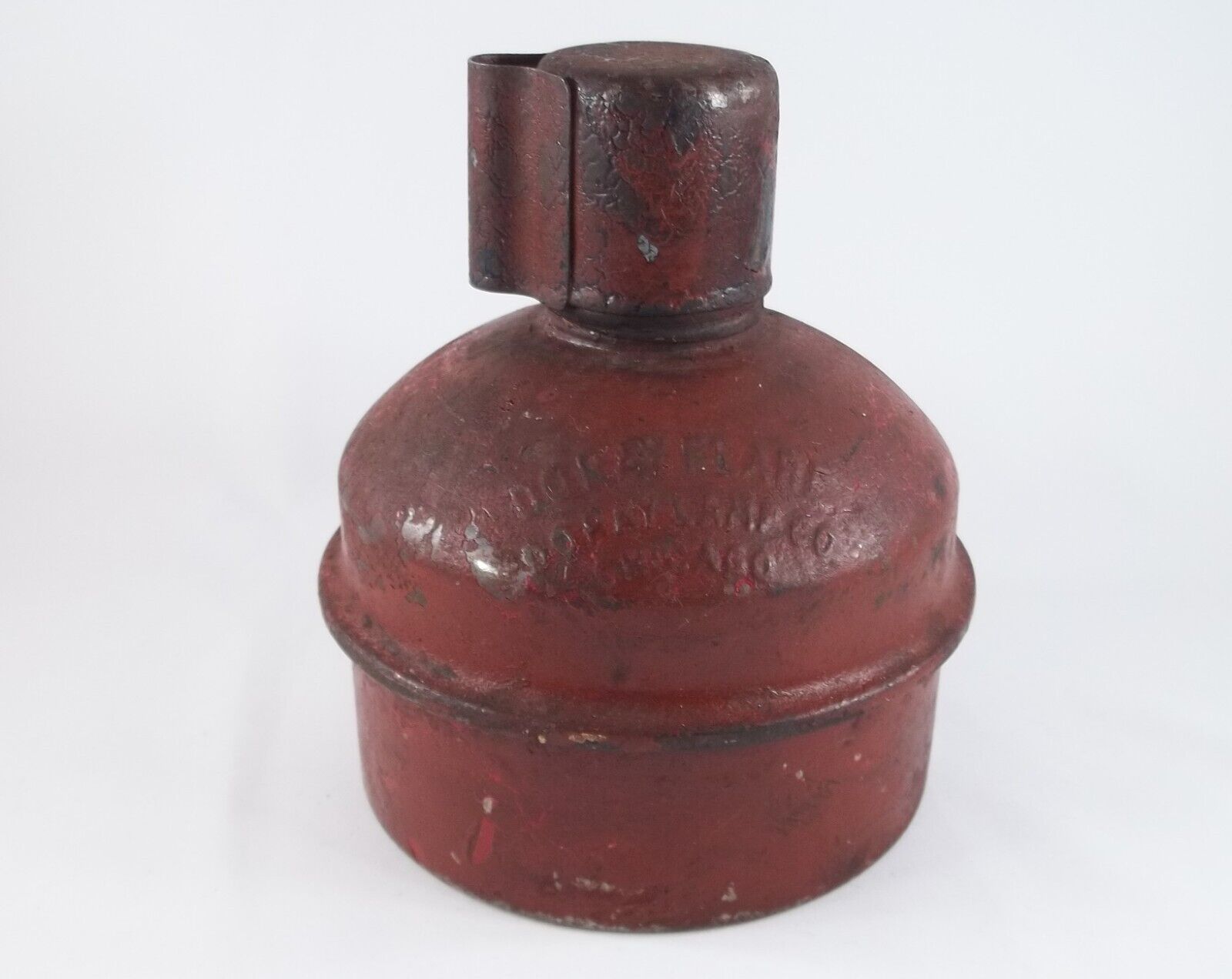 Vintage Doray Lamp Co Chicago Metal Doray Flare Smudge Pot For Road & Railroad