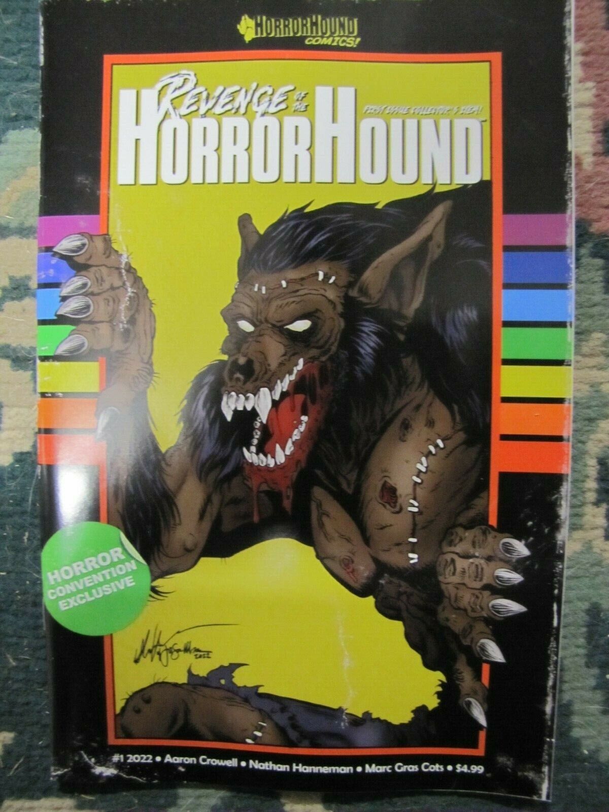 HorrorHound, Revenge of # 1  B&W comic  Exclusive Con Cover D    NEW & UNREAD   