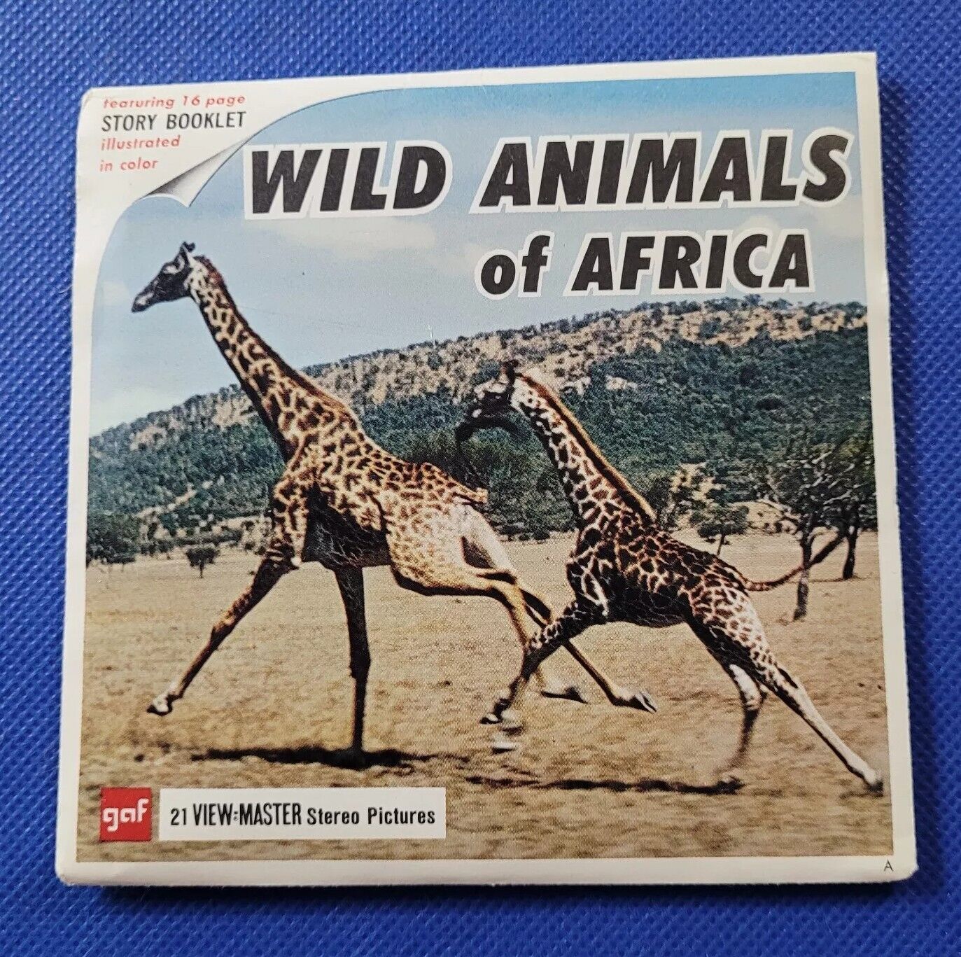 Vintage Gaf B618 Wild Animals of Africa Travel view-master 3 Reels Packet