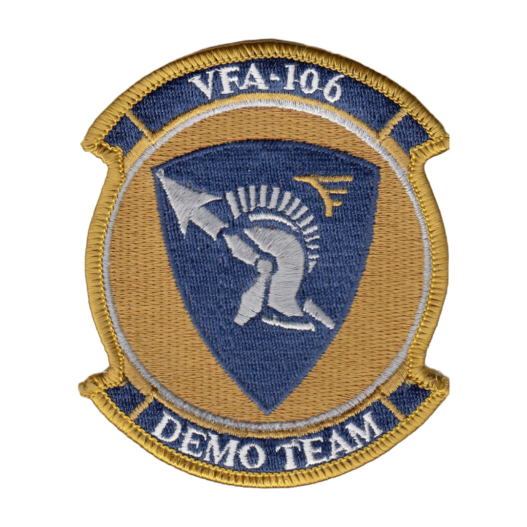 VFA-106 GLADIATORS SUPER HORNET DEMO TEAM CHEST PATCH