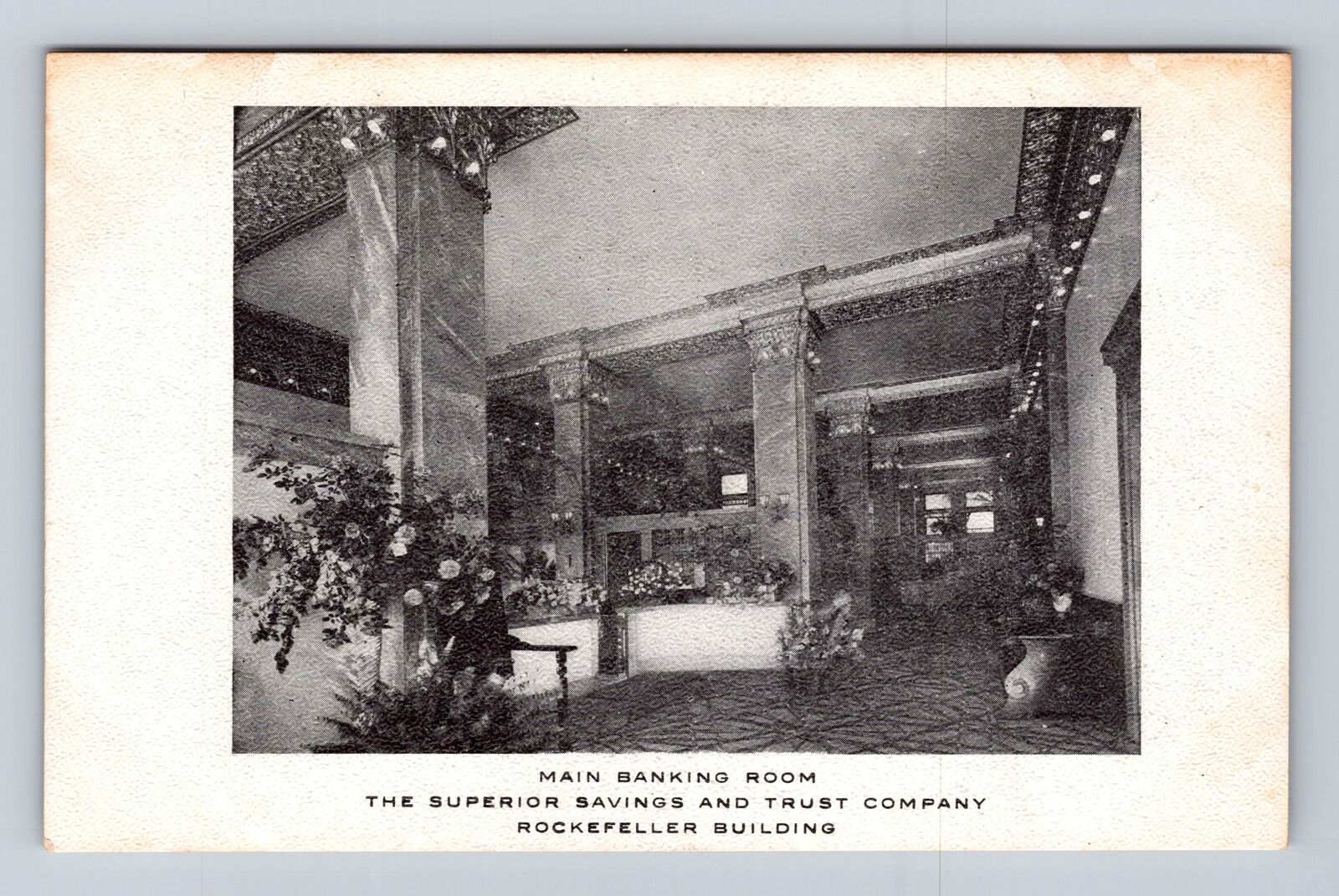 Cleveland OH-Ohio, Rockefeller Bldg., Superior Savings & Trust Vintage Postcard
