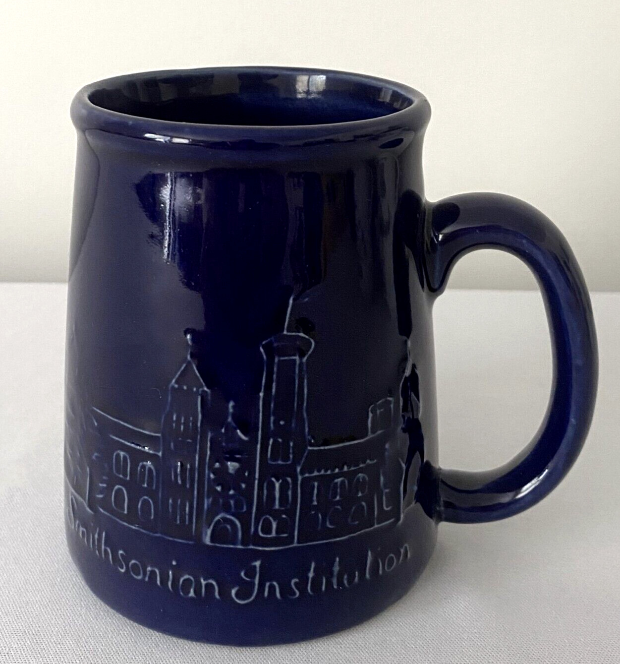 Smithsonian Institution Cobalt Blue Coffee Mug Bennington Potters