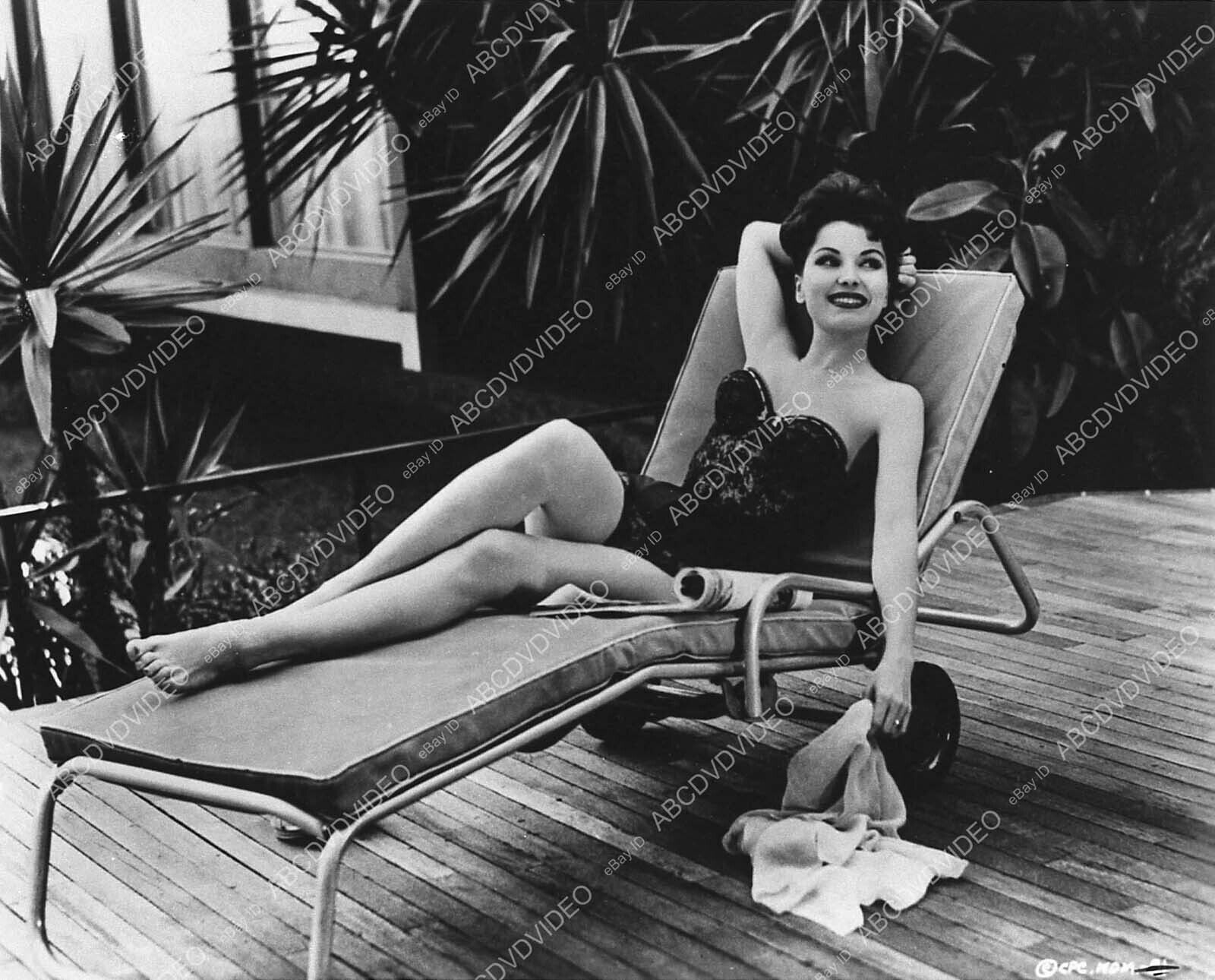 1171-015 sexy Debra Paget laying out in the sun 1171-15 1171-015