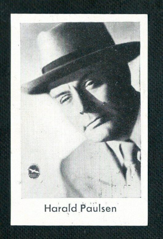 #92 Harald Paulsen 1950 Nordland Film-Lieblinge Film Star Cigarette Card