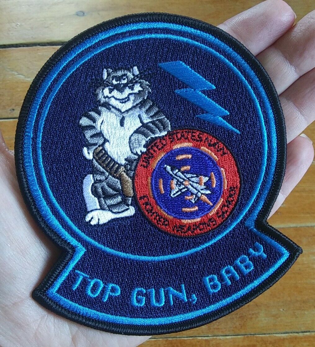 TOP GUN BABY F-14 TOMCAT US Navy Fighter Squadron School VF MILITARY Patch