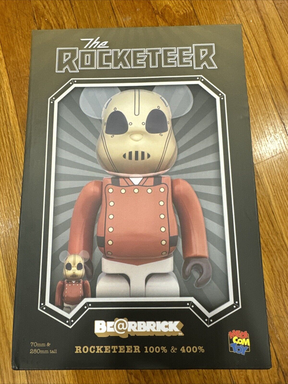 Medicom BE@RBRICK Rocketeer 100% 400% Bearbrick - New / Sealed