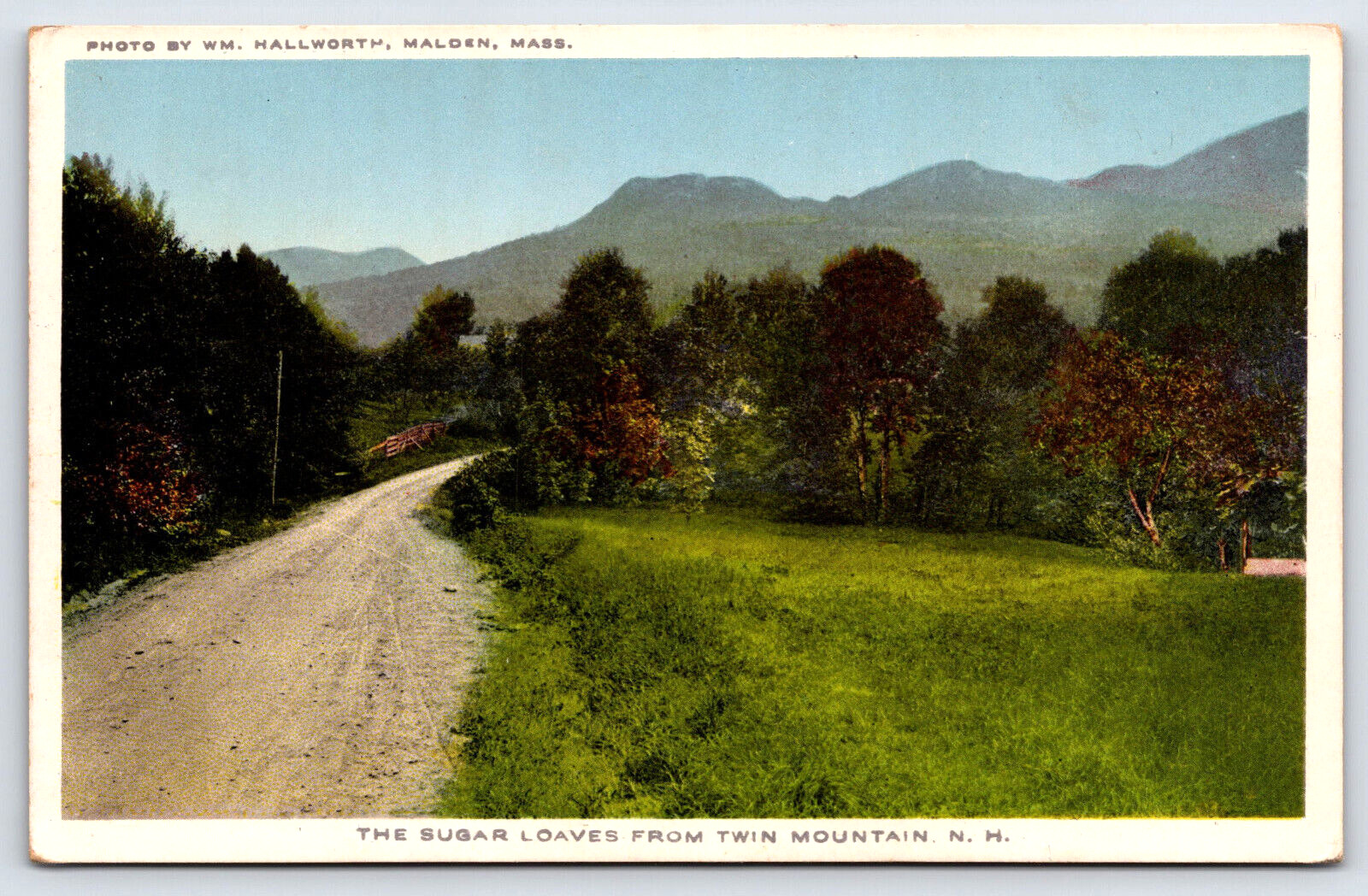 Postcard Twin Mountain New Hamsphire The Sugar Loaves Vintage Color Unposted