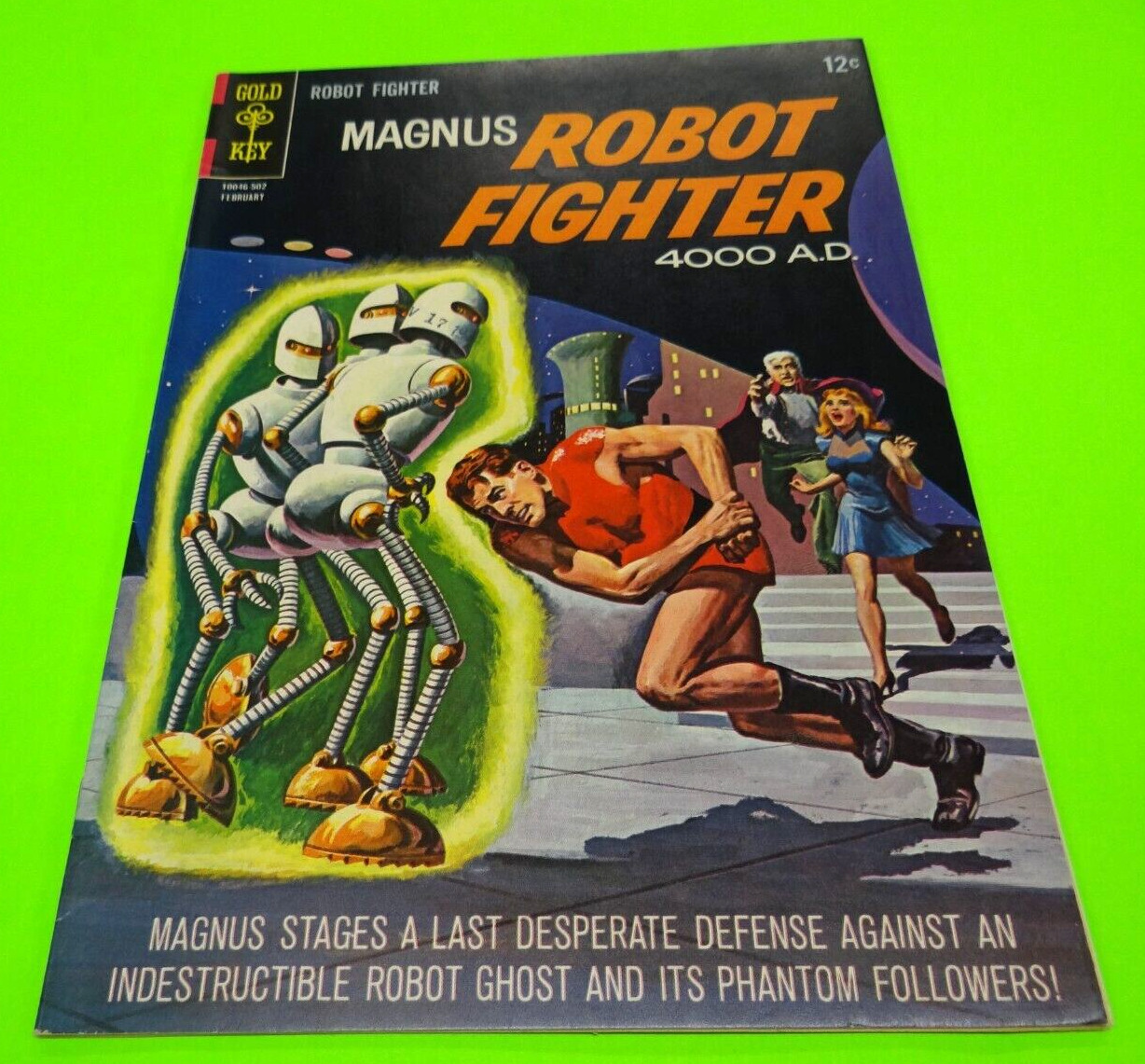 Magnus Robot Fighter #9 VF- 7.5 Upper Grade 1965 Gold Key Silver Age Sci-Fi