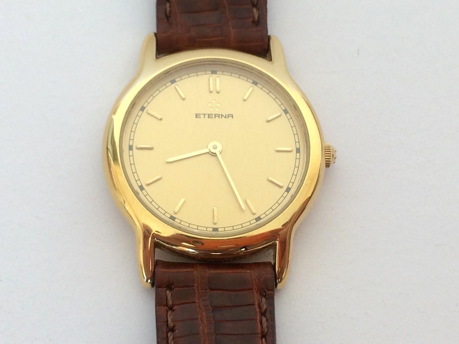 Vintage Rare ETERNA Quartz Gold Plated Swiss Made Ladie`s Wristwatch #2