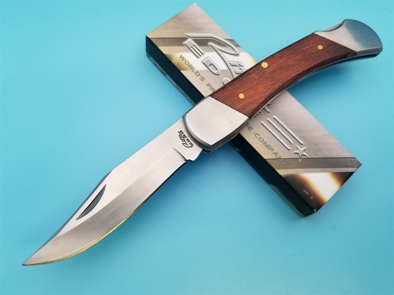 Wood Handle Pocket Knife 5\