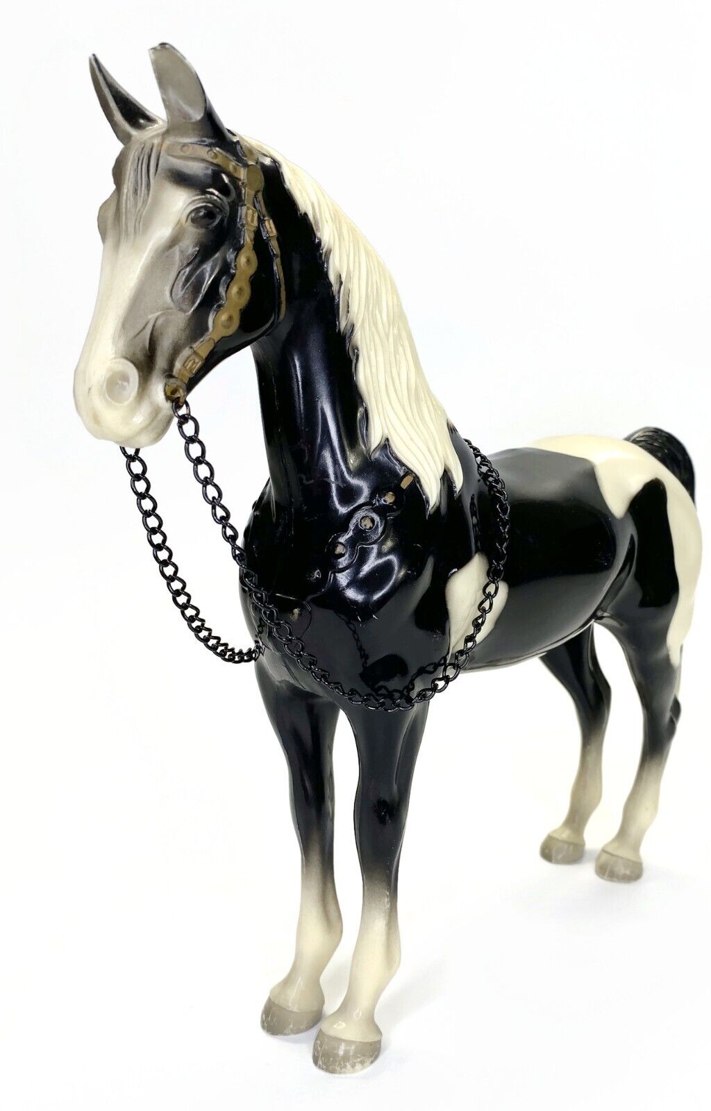 Breyer Horse #41 Western Black Pinto Pony 1956-1967 Vintage