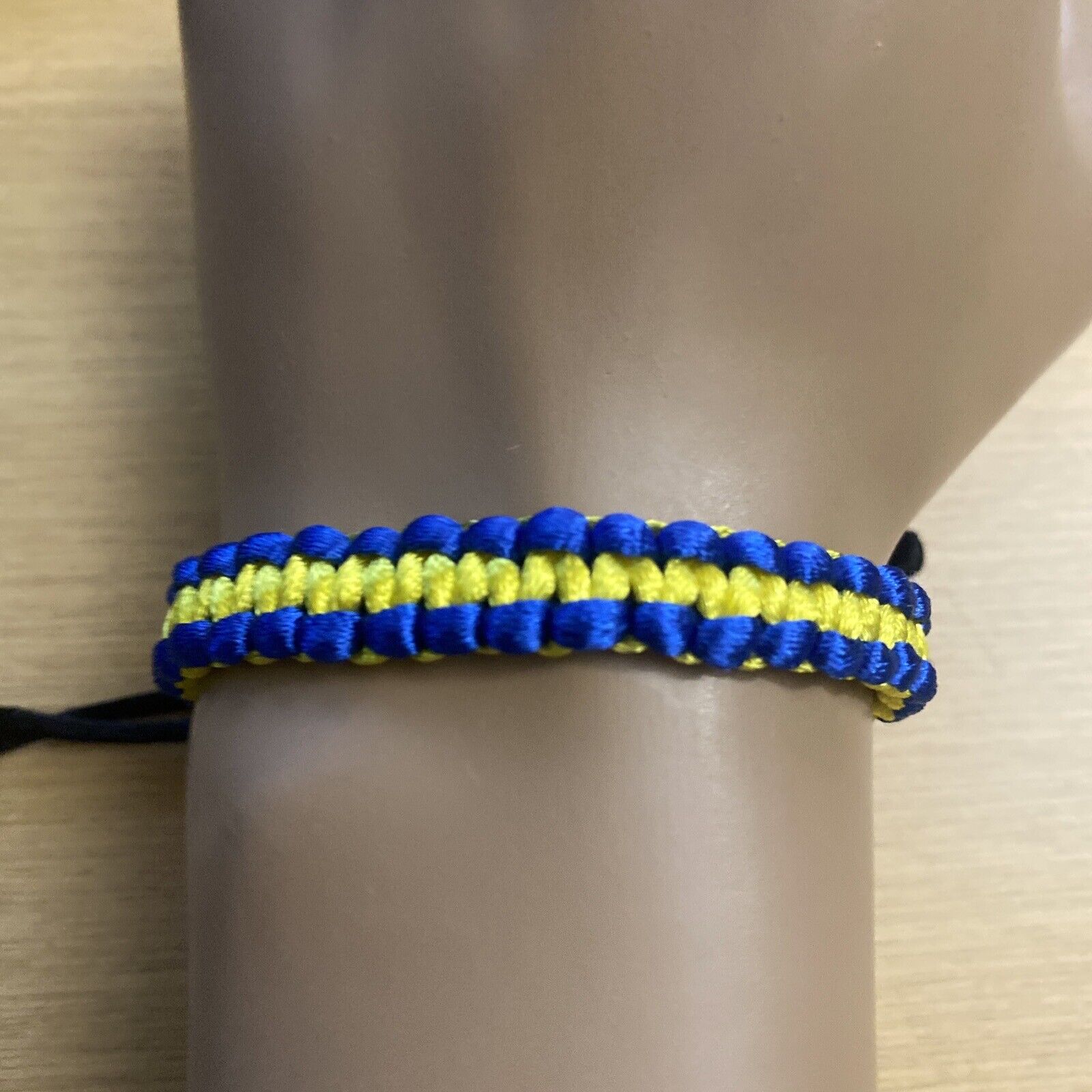 Ukraine, Sweden, Barbados, Palau,  Tokelau, Bosnia Handmade Blue Yellow Bracelet