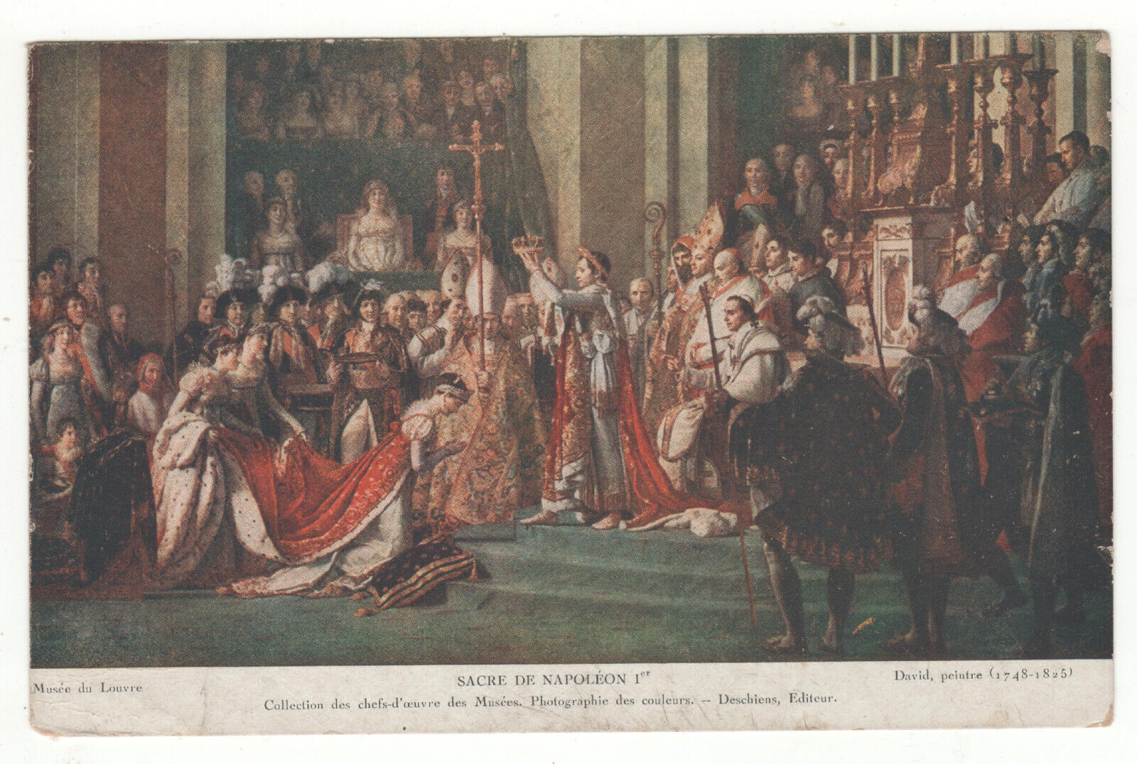 CPA 75 - PARIS: CORONATION OF NAPOLÉON 1st - MUSEUM OF THE LOUVRES - PAINTING