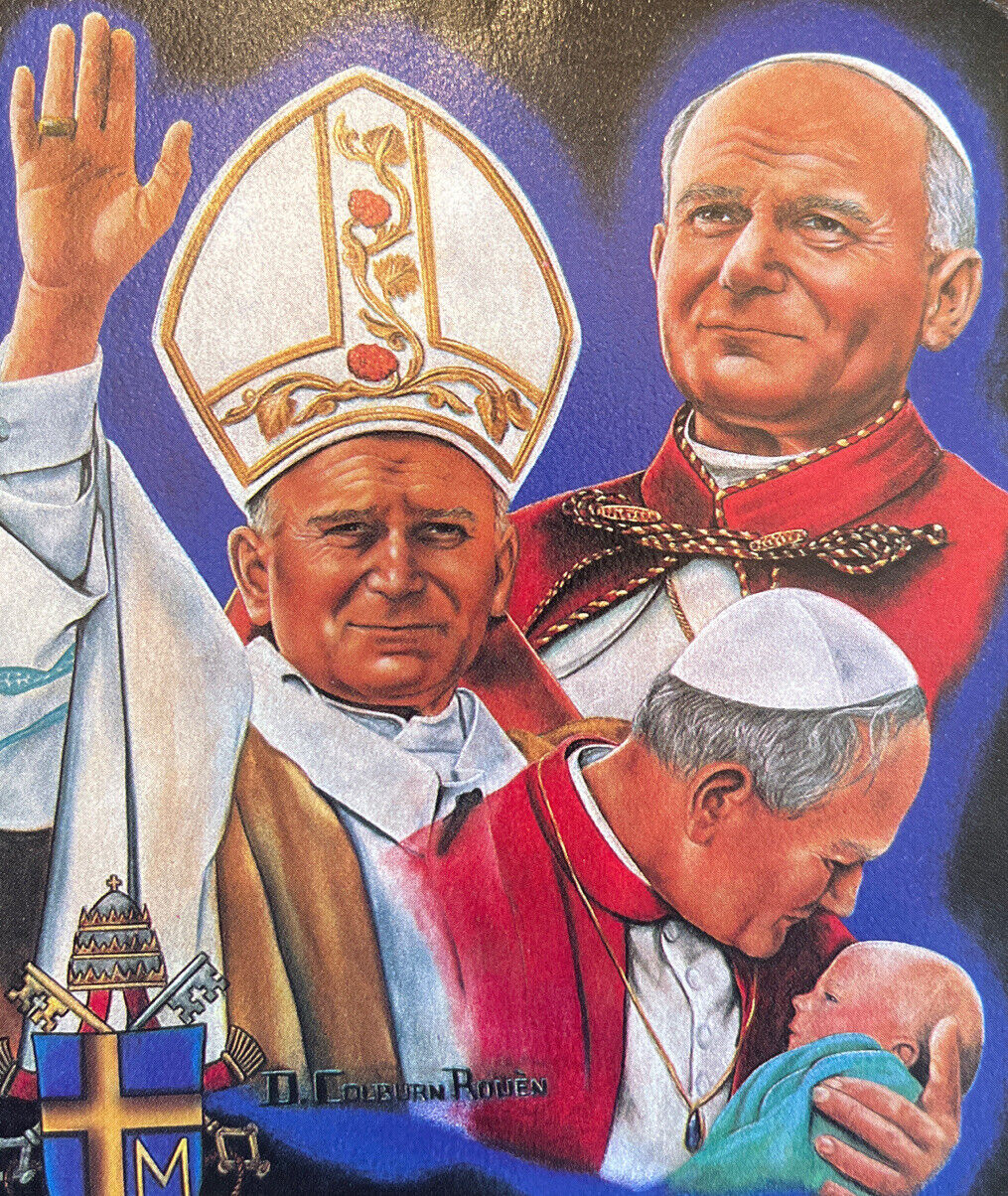 Vintage 1986 Commemoration Edition Pope John Paul II Catholicism Unused Unposted