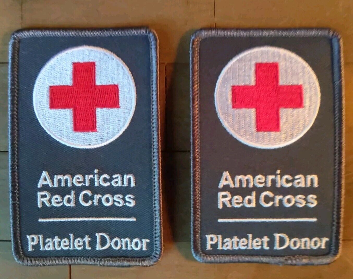 American Red Cross Platelet Donor Set Of 2 Patches