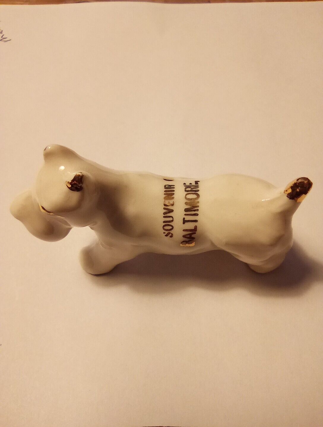 SOUVENIR OF BALTIMORE, MD. LOGO FIGURINE GREAT FOR ANY VINTAGE COLLECTION
