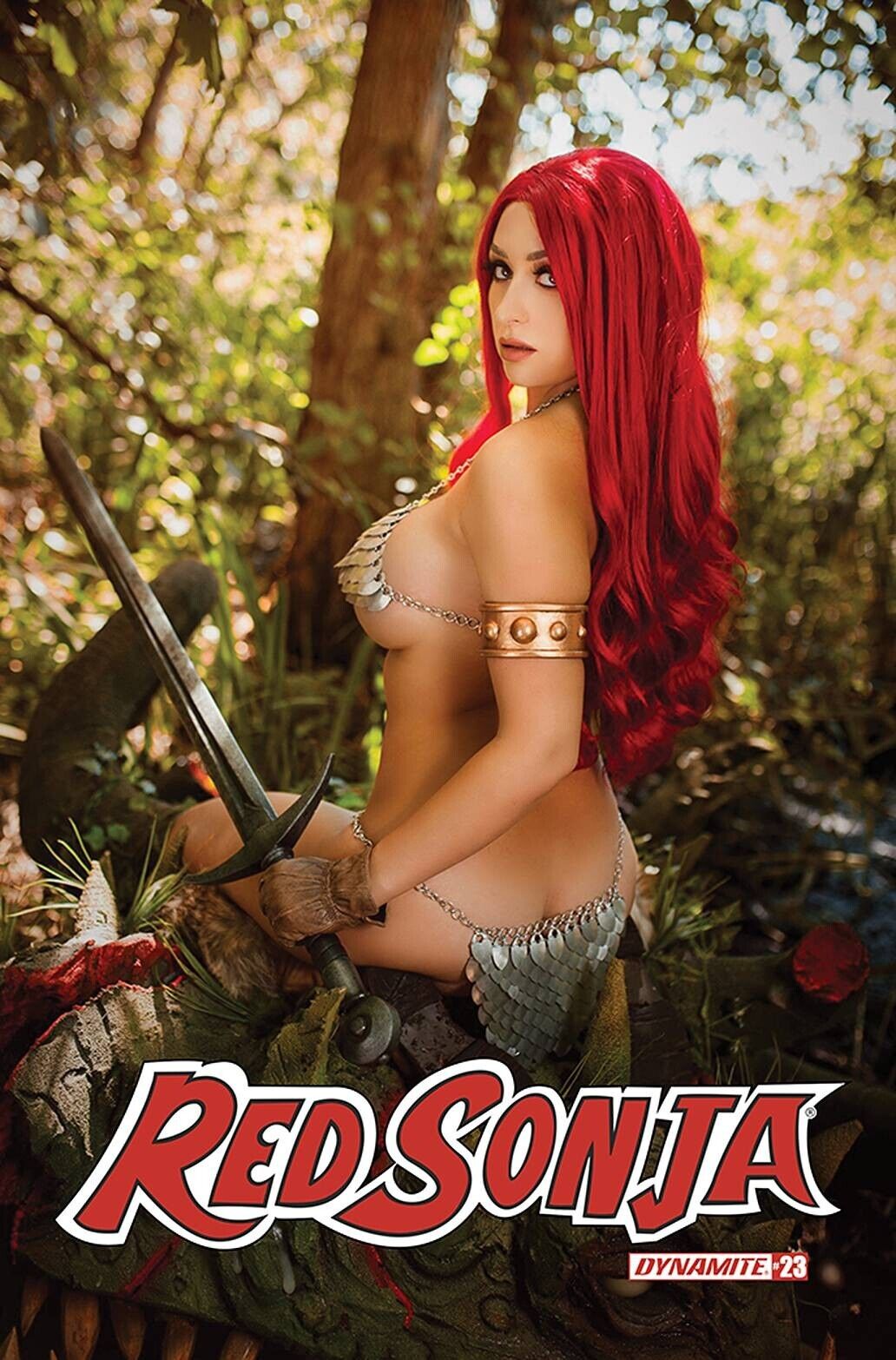 RED SONJA #24 TABITHA LYONS COSPLAY PHOTO VARIANT COVER BY DYNAMITE 2021