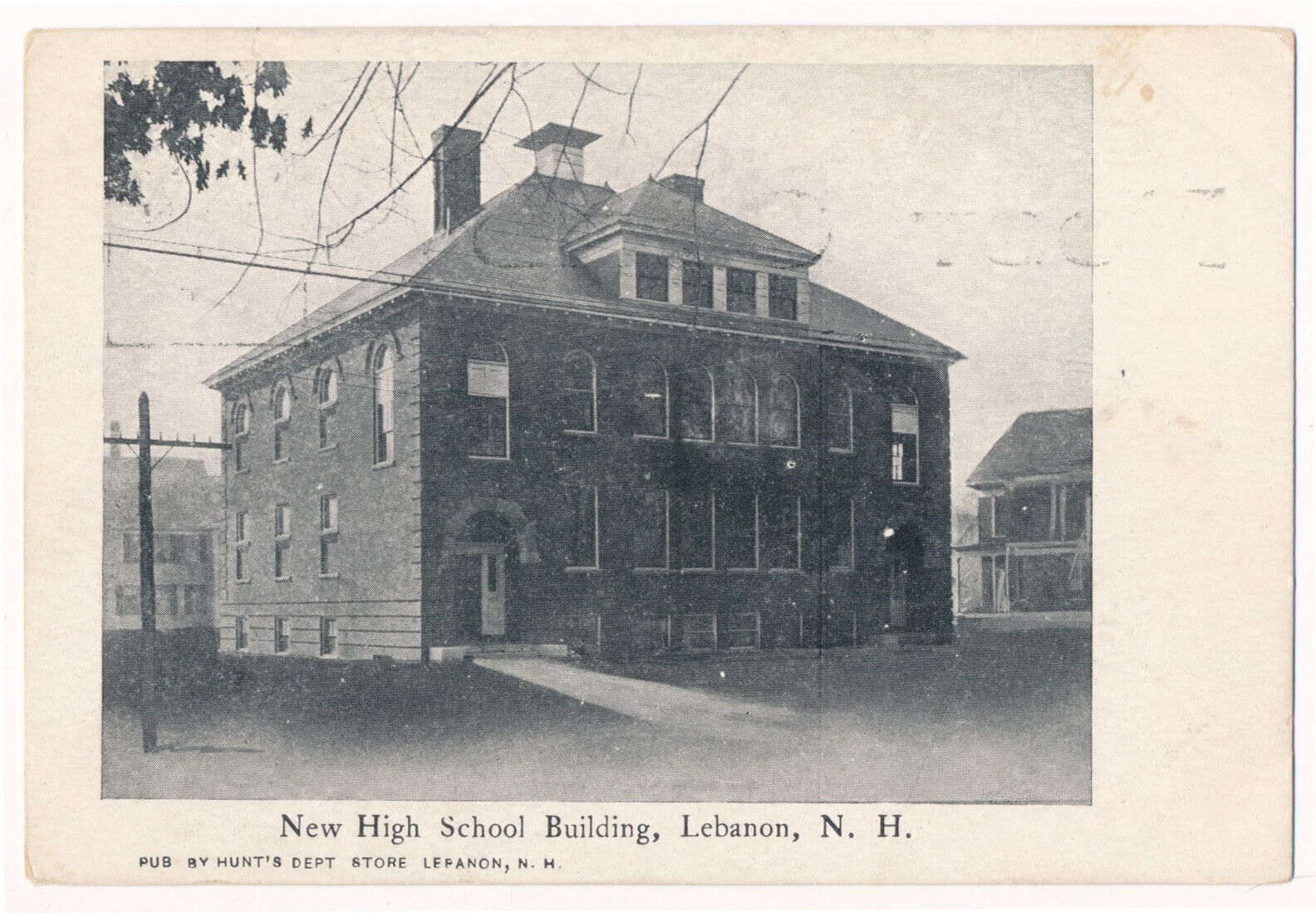 New High School Building, Lebanon, New Hampshire ca.1905