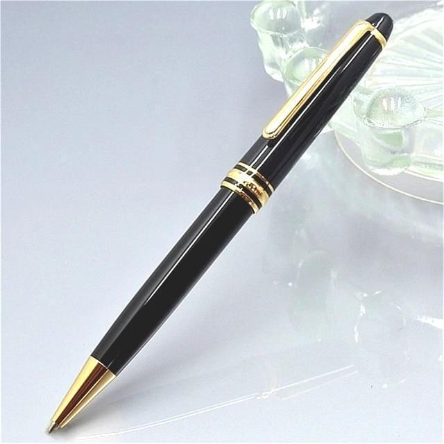 New Luxury Mb163 Classique Series Bright Black+silver Clip 0.7mm Rollerball Pen