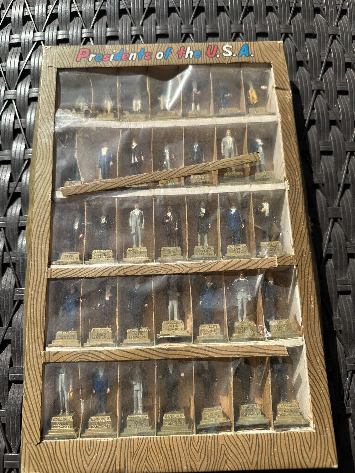 Vintage in box Jajaco New York  US President miniatures 1-36