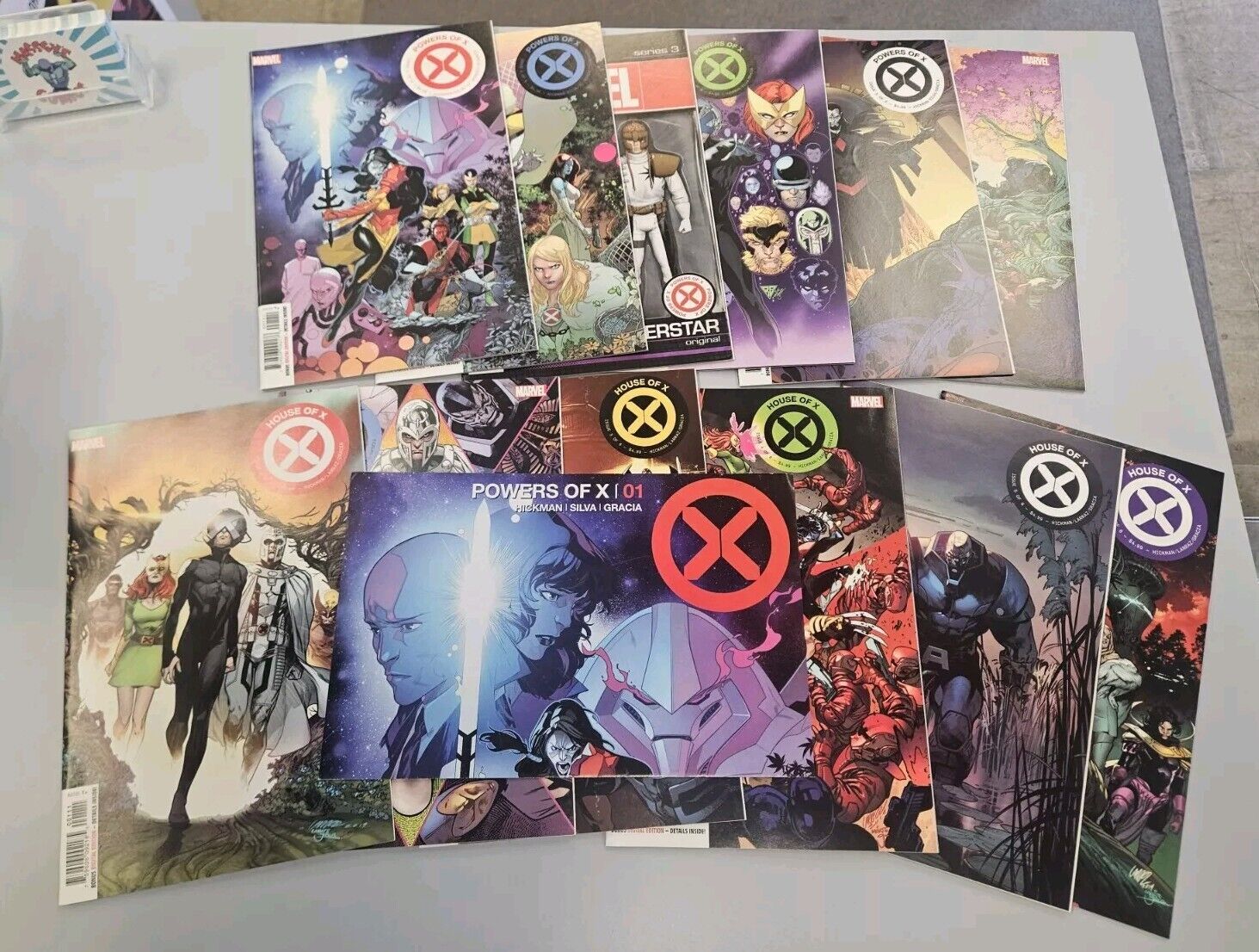 LOT OF 12 HOUSE OF X #1-6 / POWERS OF X #1-6 COMPLETE SETS + Poster - X-MEN 2019
