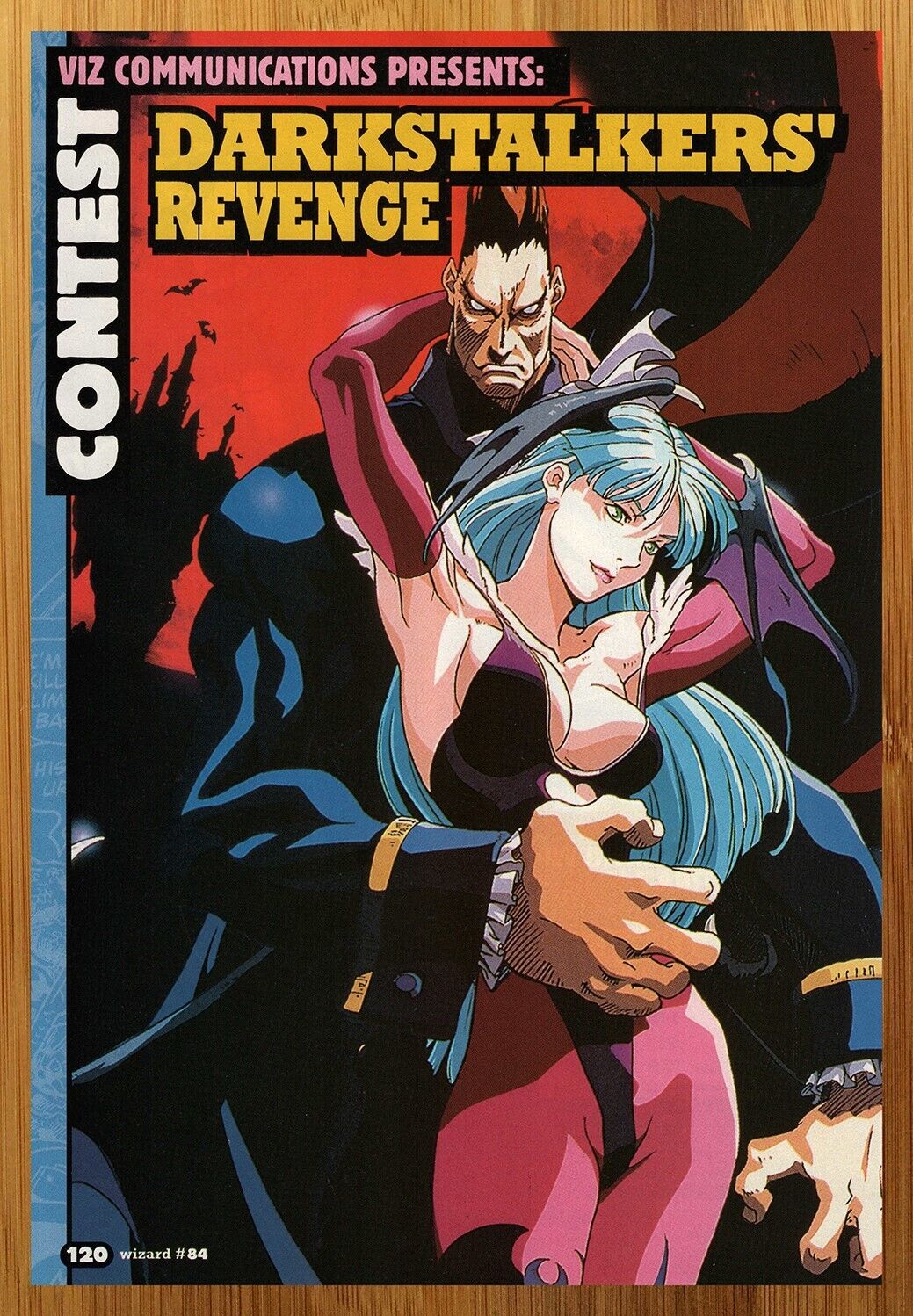 1998 Darkstalkers Revenge Vintage Print Ad/Poster Anime Manga Video Game Art 90s