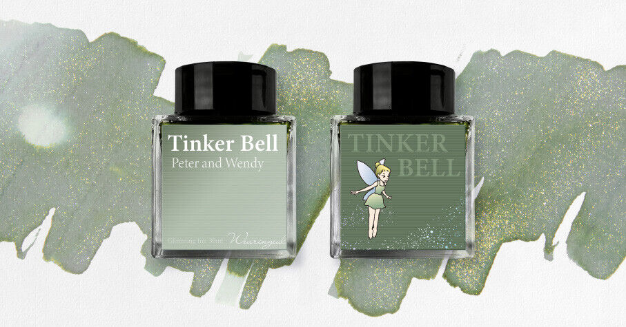 Wearingeul Peter and Wendy Bottled Ink for Fountain Pens in Tinker Bell - 30mL