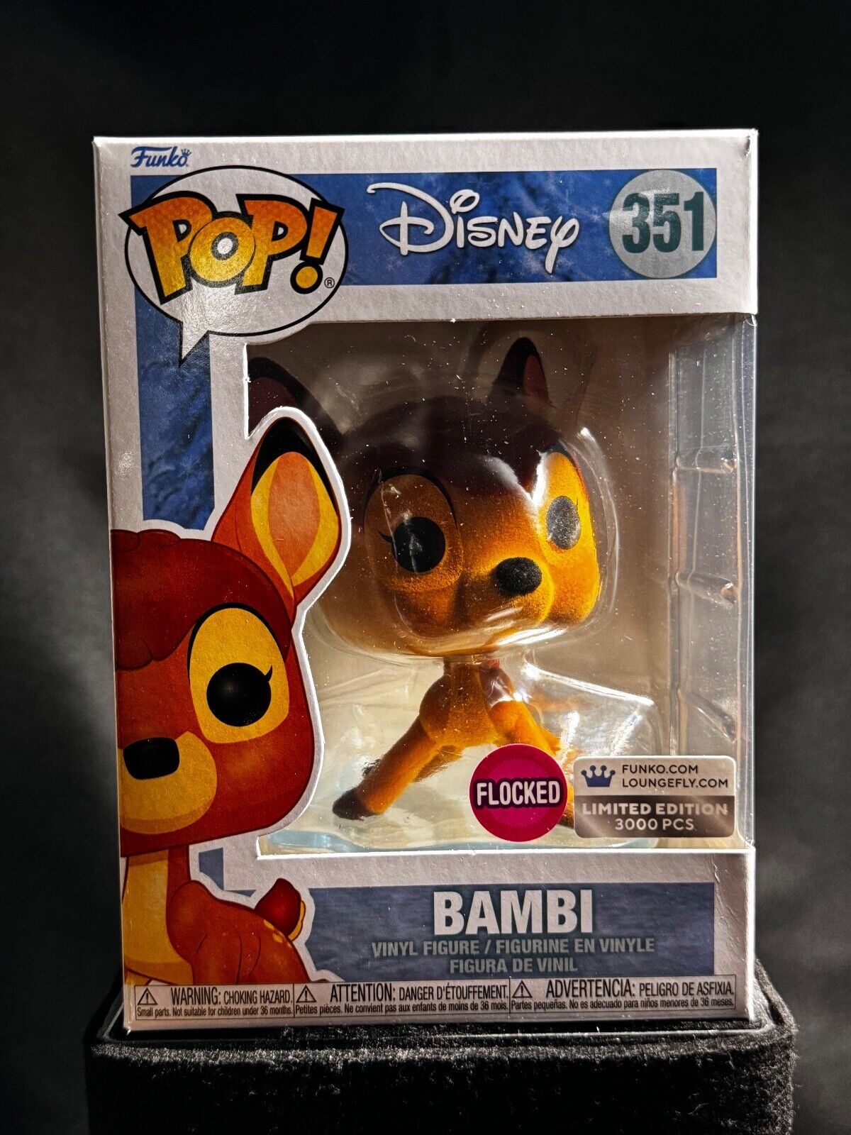 Funko Pop Vinyl: Disney - Bambi #351 (Flocked) - 3000 PCS LE