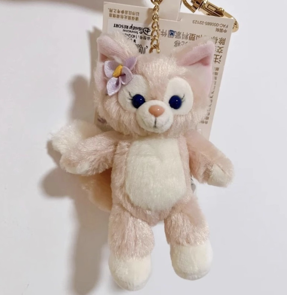 New Disney Pink Fox LinaBell Soft Hanger Pendant Plush Toys Dolls With Tag 6\