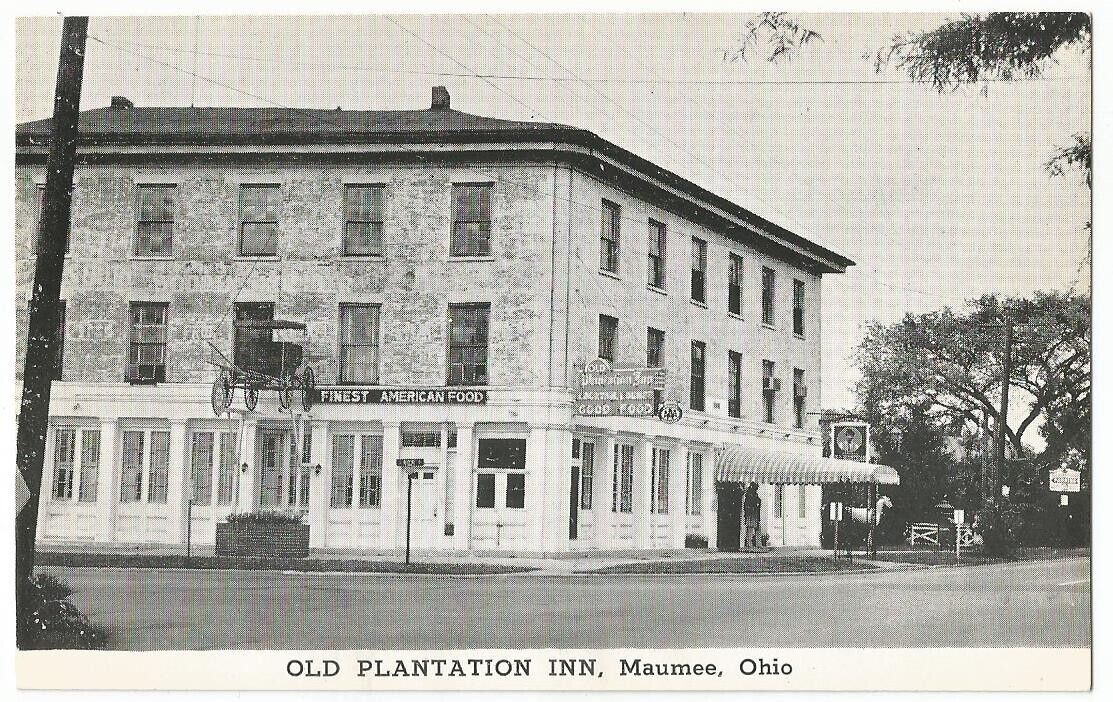 Maumee Ohio OH ~ Old Plantation Inn Restaurant 1950\'s