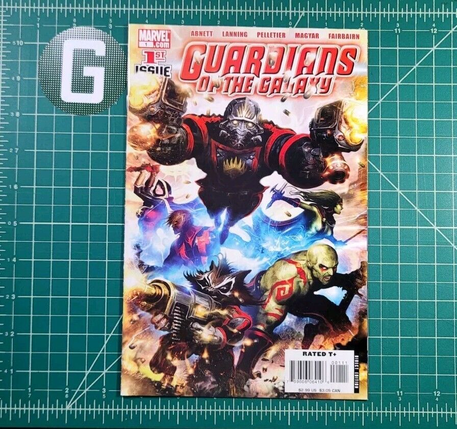 Guardians of the Galaxy #1 (2008) Key Origin Issue Marvel Abnett Lanning VF/NM
