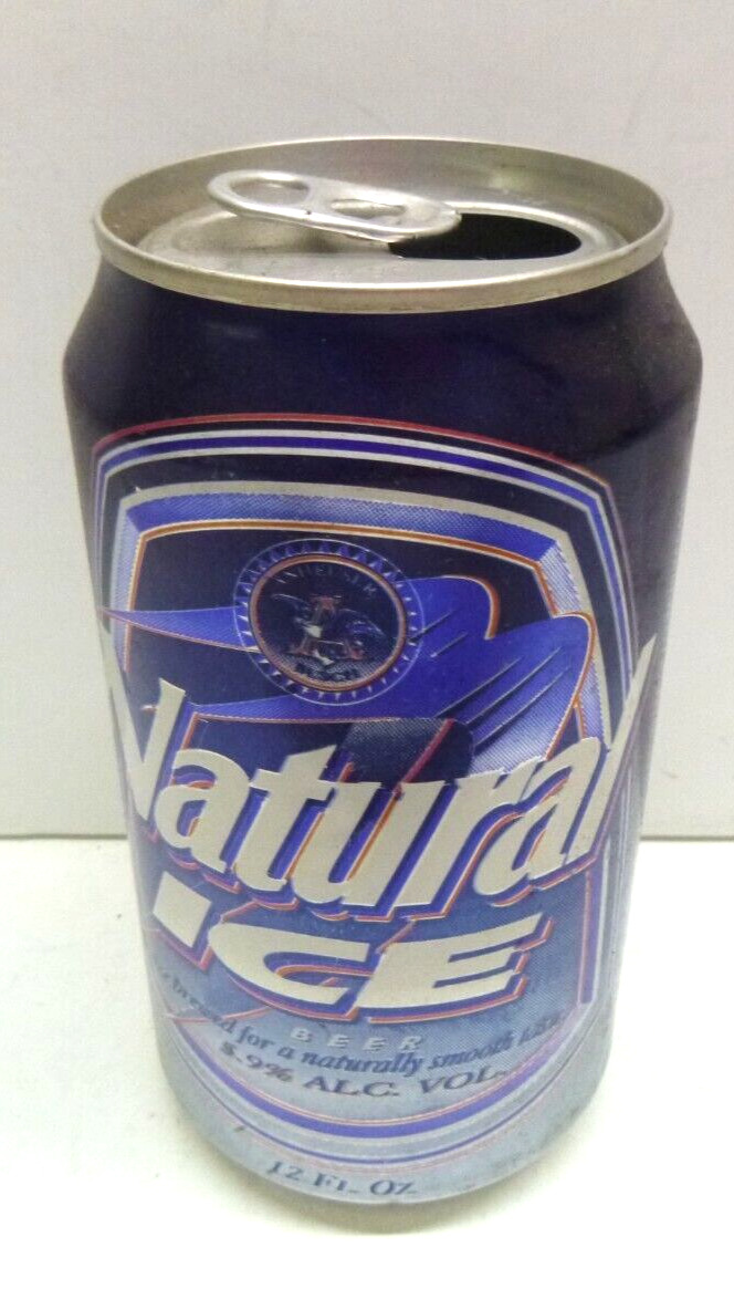 Vintage Natural Ice 12 oz Beer Can pop top