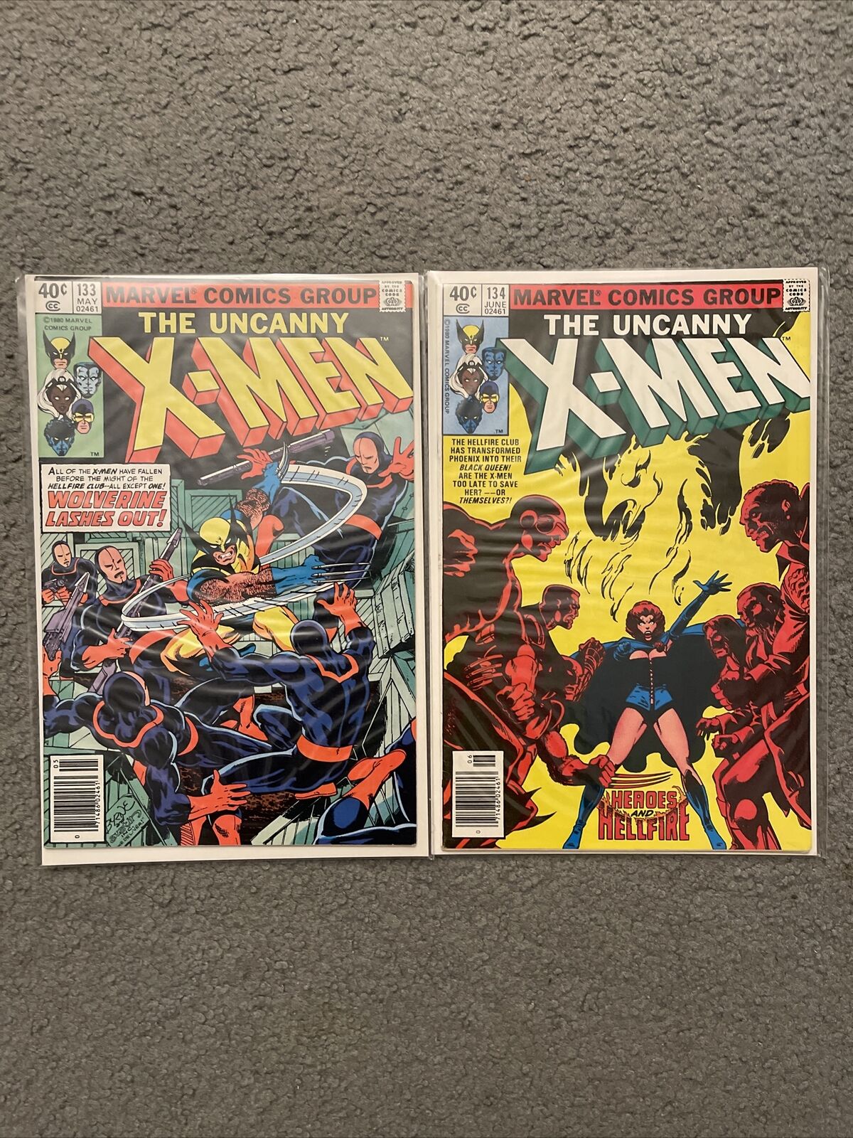 X-Men Marvel Comics Book Lot 1980 Byrne Solo Wolverine Dark Phoenix 133 134 VG+