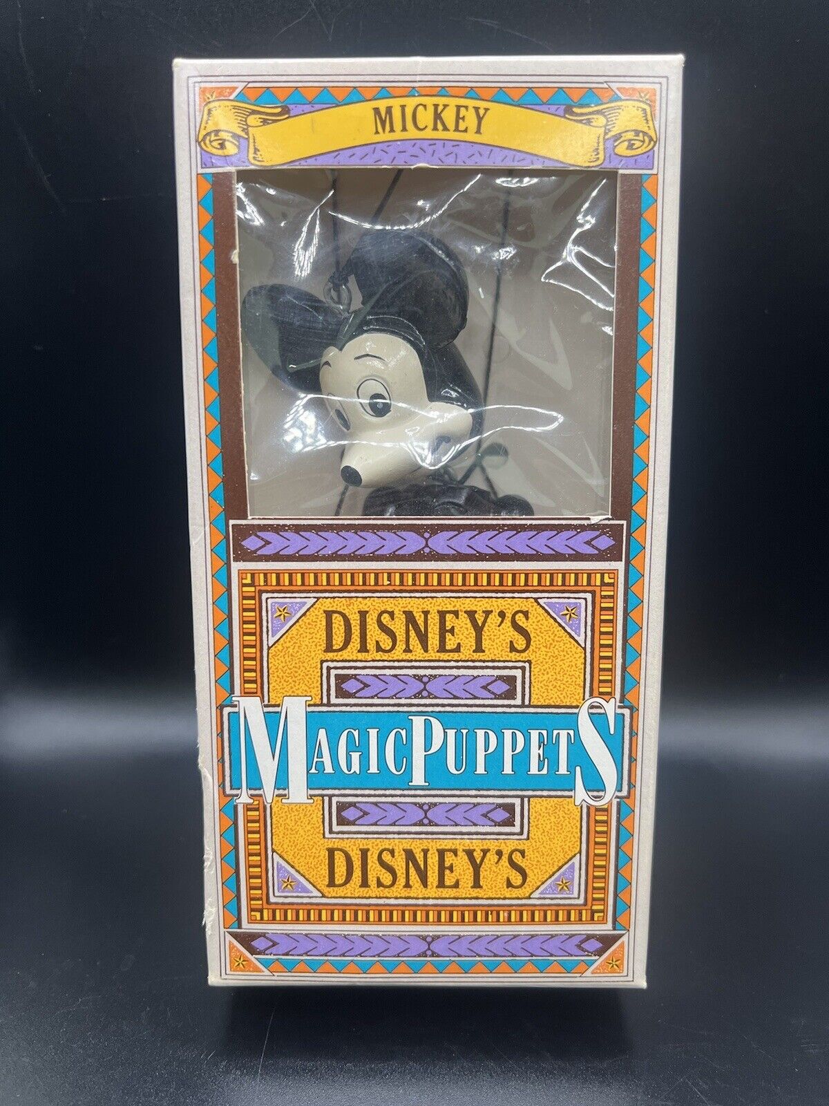 Disney’s Magic Puppets Mickey Mouse Marionette In Box RARE