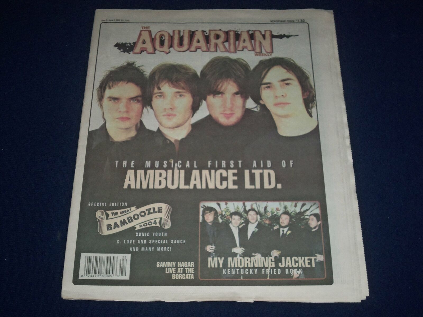 2004 JUNE 2-9 AQUARIAN WEEKLY NEWSPAPER - AMBULANCE LTD. COVER - J 1094