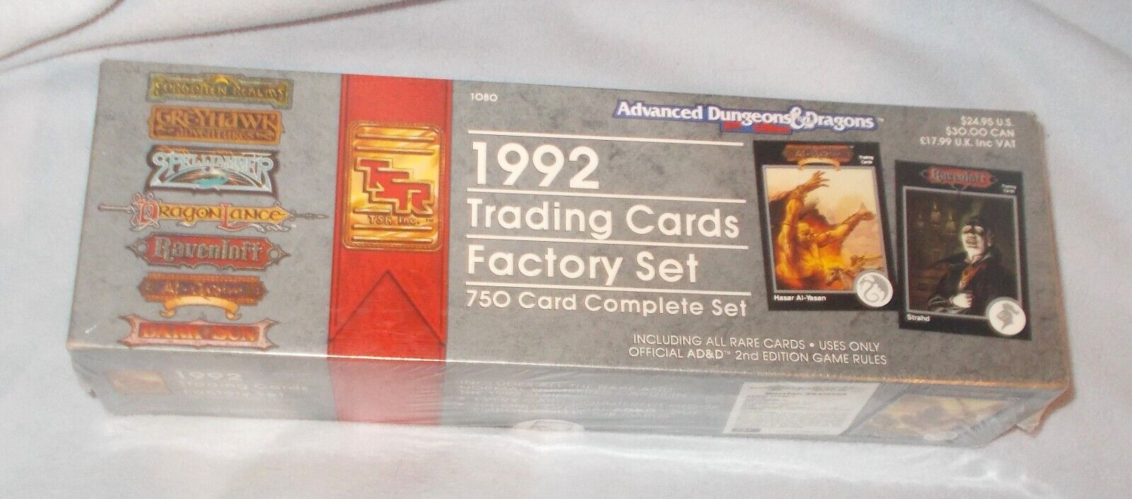 Advanced D&D Collector Trading Cards Factory Set SEALED TSR 1992 