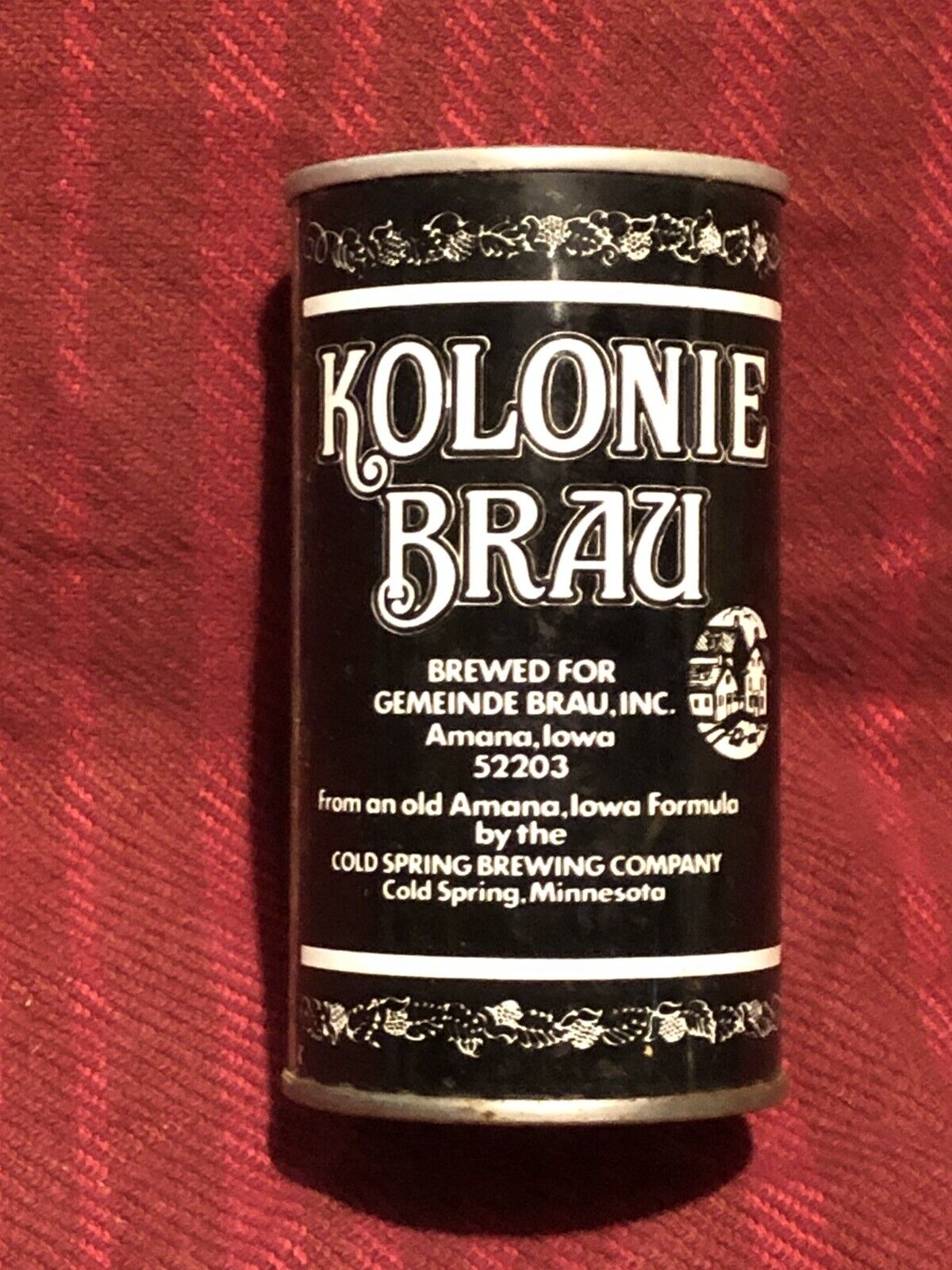 Vintage Kolonie Brau Beer Can 12 Fluid Ounces