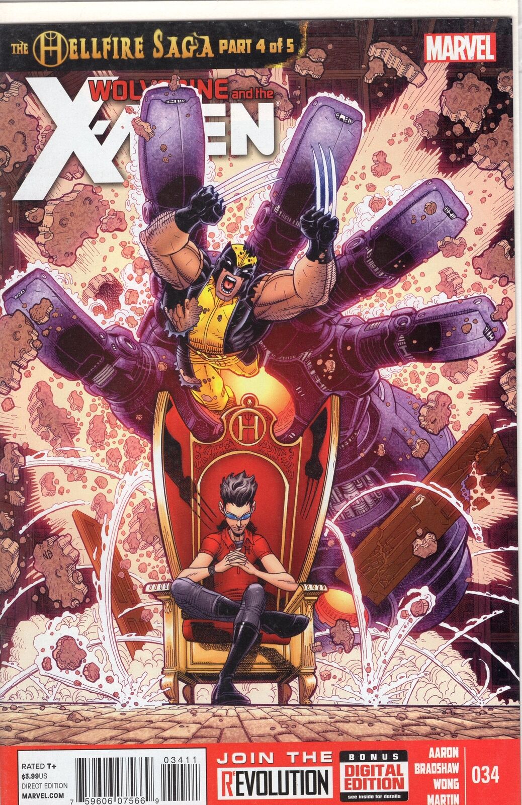 Wolverine & the X-Men, Vol. 1- 34- Nick Bradshaw Regular Cover