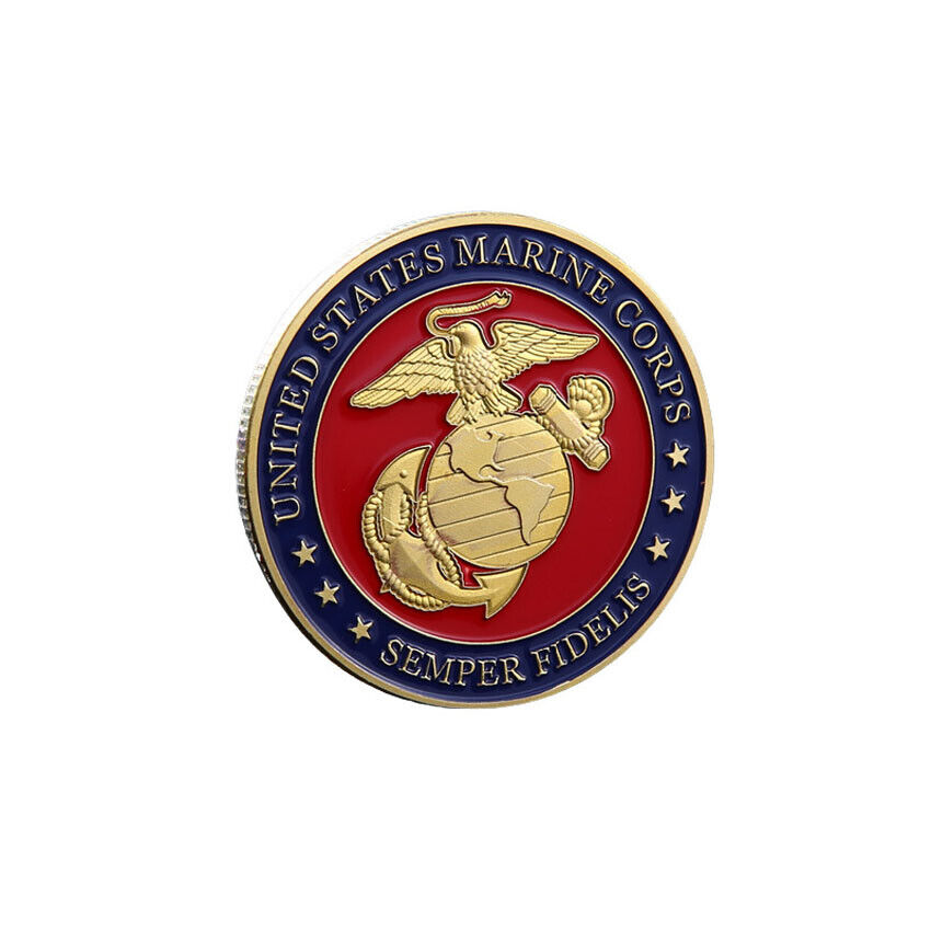U.S.A Marine Corps Semper Fidelis Challenge Coin Militaria Commemorative Gift