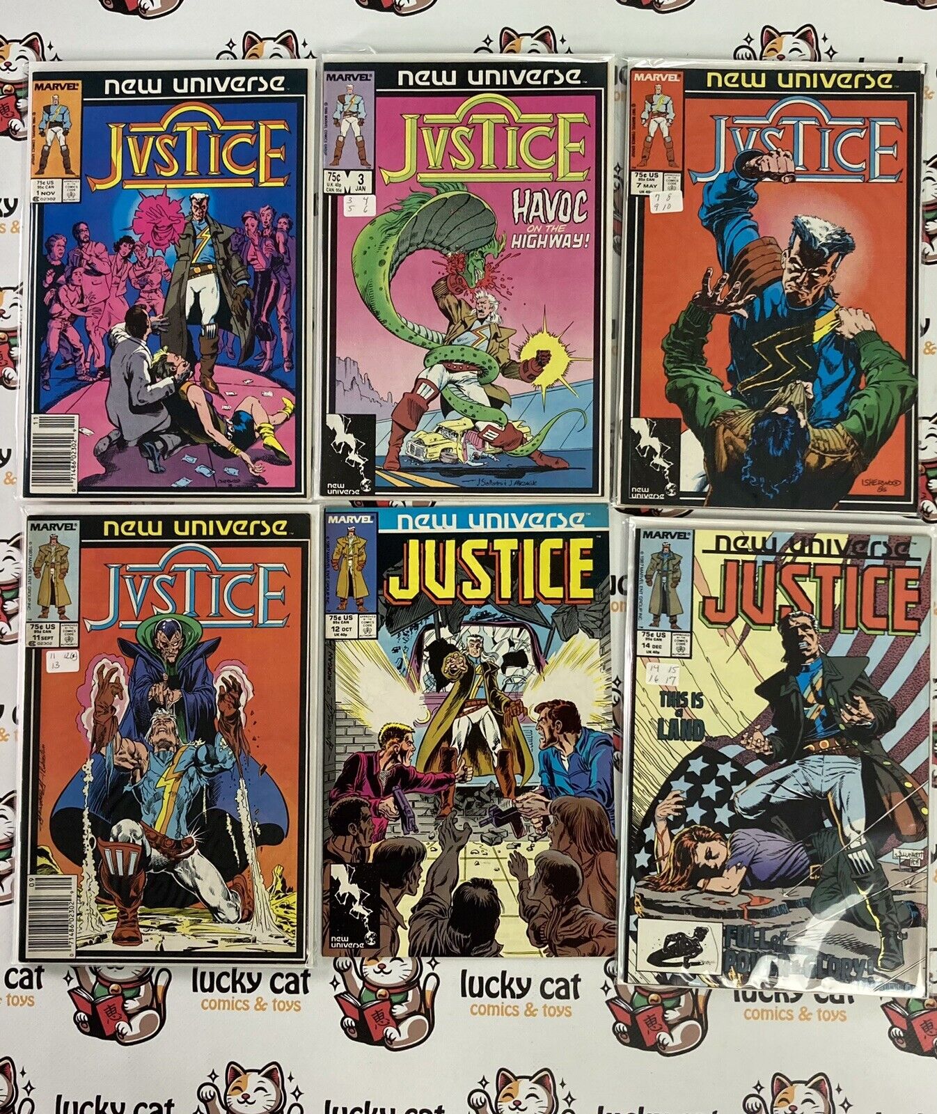 JUSTICE #1-32 (1986) Complete Run Marvel Comics New Universe