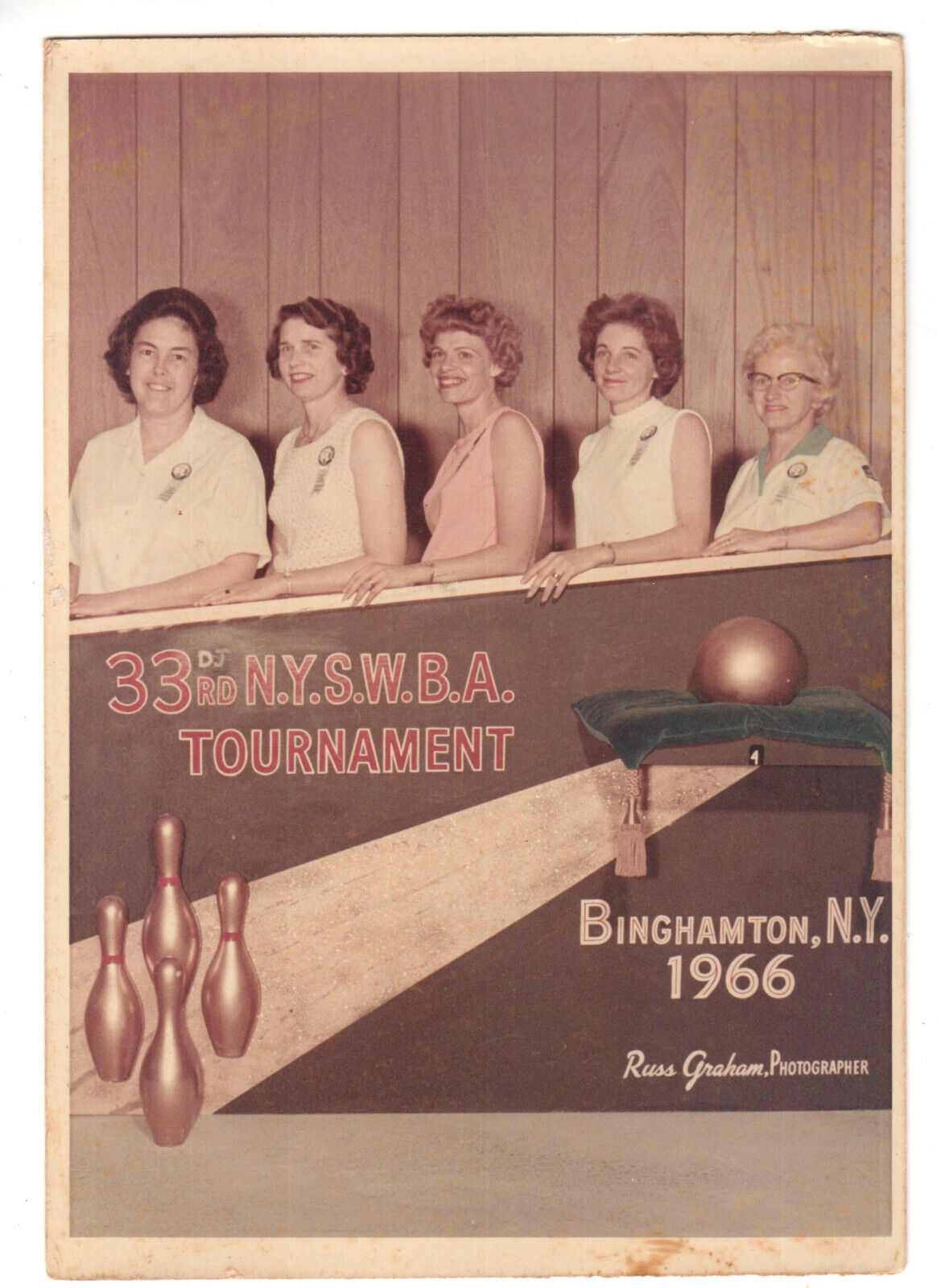 Photo: 33rd New York State Women\'s Bowling Assn Tournament, 1966, Binghamton NY